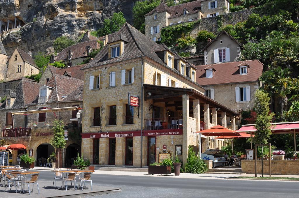Auberge Des Platanes La Roque-Gageac Exteriör bild